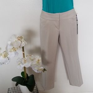 Express Editor Crop Kahki nwt 2